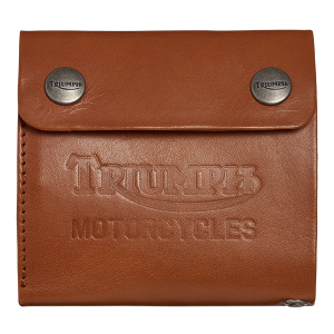 Triumph Leather Wallet Folded Tan