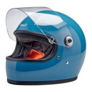 Biltwell Gringo S Helmet Blu Tortora